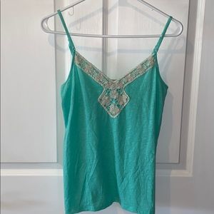 American Eagle teal tank top